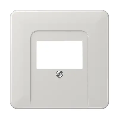 JUNG centraalplaat multimedia CD500 lichtgrijs (CD 569 T LG)