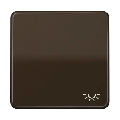 JUNG schakelwip met lichtsymbool CD500 bruin (CD 590 L BR)