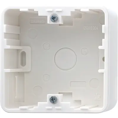 JUNG Opbouwbak 1v Creme Horizontaal (CD 581 A W-1)