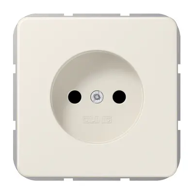 JUNG wandcontactdoos zonder randaarde CD500 creme (1510 NUVZ)