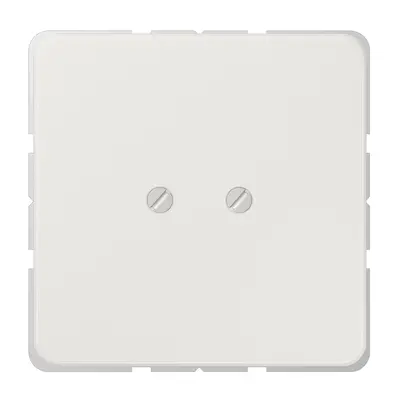 JUNG centraalplaat blinddeksel geschroefd incl. draagframe CD500 lichtgrijs (CD 561 BLG)