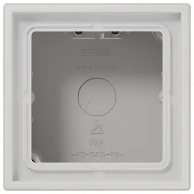 JUNG opbouwbak 1-voudig LS990 lichtgrijs (LS 581 A LG)