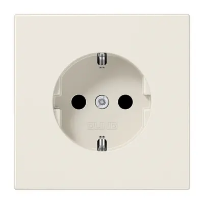 JUNG wandcontactdoos randaarde met klauwbevestiging LS990 creme (LS 1520)