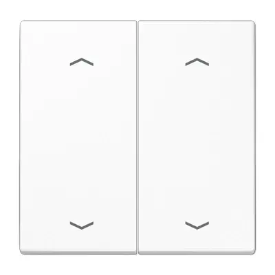 JUNG schakelwip 2-voudig met pijlsymbolen LS990 alpine wit (LS 995 MP WW)