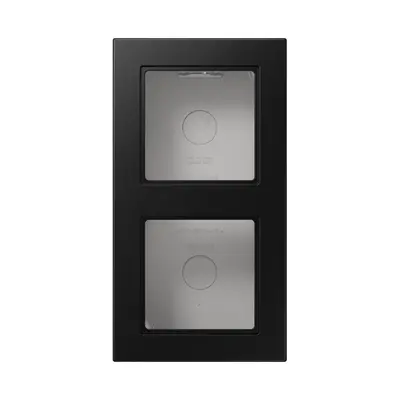 JUNG opbouwbak 2-voudig A550 grafietzwart mat (A 5582 BF A SWM)