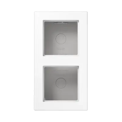 JUNG opbouwbak 2-voudig A550 alpine wit (A 5582 BF A WW)