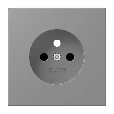 JUNG centraalplaat wandcontactdoos penaarde Safety+ gris 31 203 (LC 1521 FKI PL-1 203)