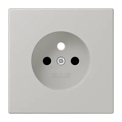 JUNG centraalplaat wandcontactdoos penaarde Safety+ gris clair 31 205 (LC 1521 FKI PL-1 205)