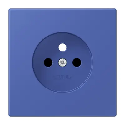 JUNG centraalplaat wandcontactdoos penaarde Safety+ bleu outremer 31 206 (LC 1521 FKI PL-1 206)