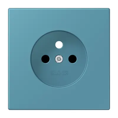 JUNG centraalplaat wandcontactdoos penaarde Safety+ ceruleen vif 212 (LC 1521 FKI PL-1 212)