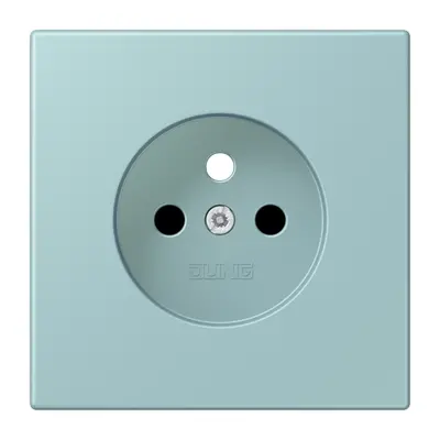 JUNG centraalplaat wandcontactdoos penaarde Safety+ ceruleen clair 214 (LC 1521 FKI PL-1 214)
