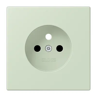 JUNG centraalplaat wandcontactdoos penaarde Safety+ vert anglais pale 218 (LC 1521 FKI PL-1 218)