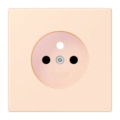 JUNG centraalplaat wandcontactdoos penaarde Safety+ orange pale 226 (LC 1521 FKI PL-1 226)