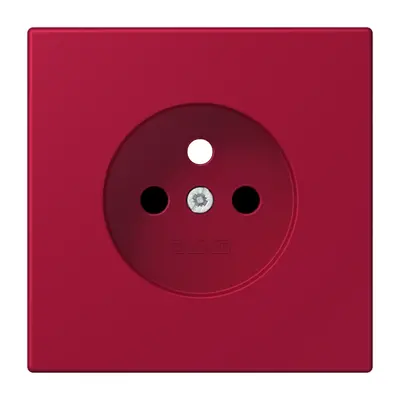 JUNG centraalplaat wandcontactdoos penaarde Safety+ rouge carmin 229 (LC 1521 FKI PL-1 229)