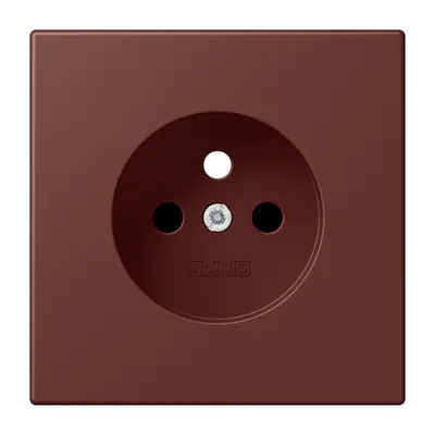 JUNG centraalplaat wandcontactdoos penaarde Safety+ terre sienne brulee 31 235 (LC 1521 FKI PL-1 235)