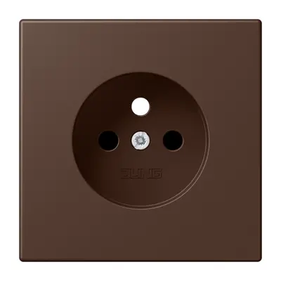 JUNG centraalplaat wandcontactdoos penaarde Safety+ terre d'ombre brulee 31 239 (LC 1521 FKI PL-1 239)