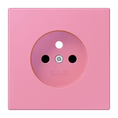 JUNG centraalplaat wandcontactdoos penaarde Safety+ rose vif 246 (LC 1521 FKI PL-1 246)