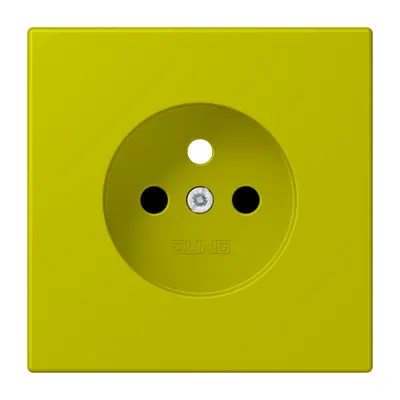 JUNG centraalplaat wandcontactdoos penaarde Safety+ vert olive vif 249 (LC 1521 FKI PL-1 249)