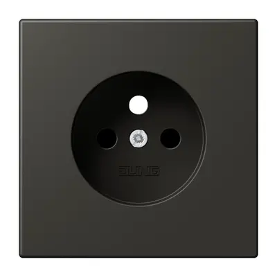 JUNG centraalplaat wandcontactdoos penaarde Safety+ ombre naturelle 59 259 (LC 1521 FKI PL-1 259)