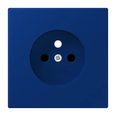 JUNG centraalplaat wandcontactdoos penaarde Safety+ bleu outremer fonce 261 (LC 1521 FKI PL-1 261)