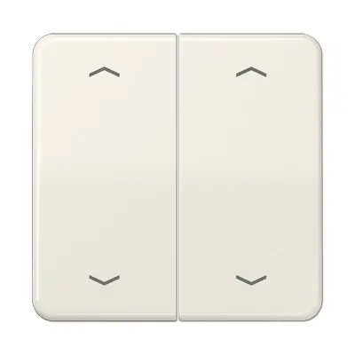JUNG schakelwip 2-voudig met pijlsymbolen CD500 creme (CD 595 MP)