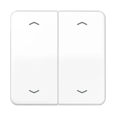 JUNG schakelwip 2-voudig met pijlsymbolen CD500 alpine wit (CD 595 MP WW)