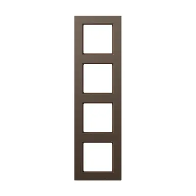 JUNG afdekraam 4-voudig A550 mokka (A 5584 BF MO)