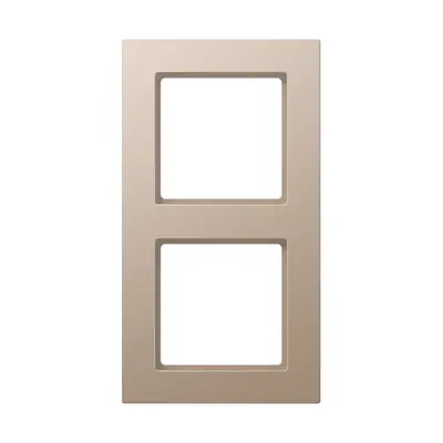 JUNG afdekraam 2-voudig A550 champagne (A 5582 BF CH)