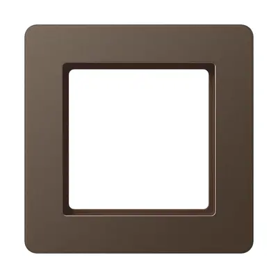 JUNG afdekraam 1-voudig A Flow mokka (AF 581 BF MO)