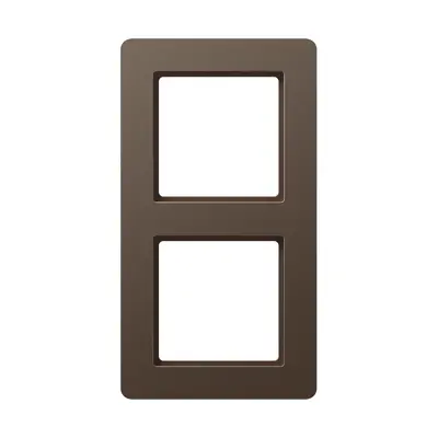 JUNG afdekraam 2-voudig A Flow mokka (AF 582 BF MO)