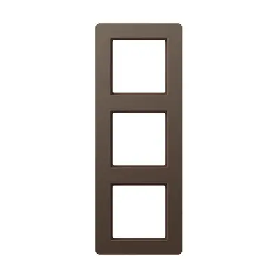 JUNG afdekraam 3-voudig A Flow mokka (AF 583 BF MO)