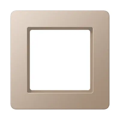 JUNG afdekraam 1-voudig A Flow champagne (AF 581 BF CH)