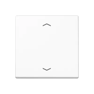 JUNG knop met pijlsymbolen tbv elektronische jaloezieactor A-range alpine wit (A 1700 BFP WW)