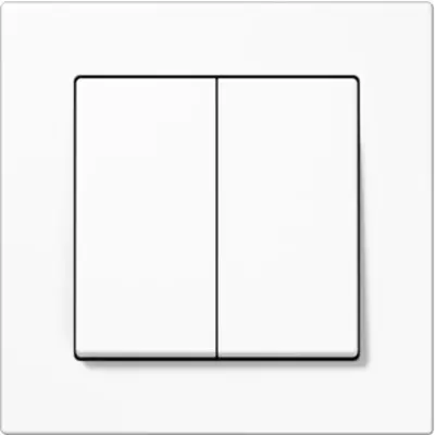 JUNG Friends of Hue wandzender complete set 4-kanaals A 550 alpine wit (FOHS A 550 595 WW)