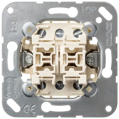 JUNG wissel-wisselschakelaar 20A met klauwbevestiging (509-20 U)