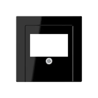 JUNG centraalplaat multimedia A-range zwart glans (A 569 PLT SW)