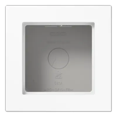 JUNG opbouwbak 1-voudig A550 alpine wit (A 5581 BF A WW)