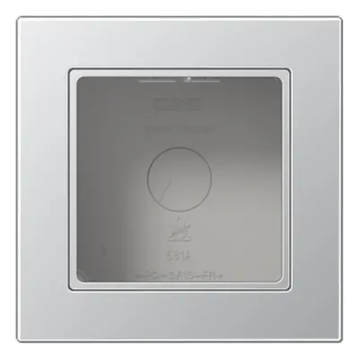 JUNG opbouwbak 1-voudig A550 aluminium (A 5581 BF A AL)