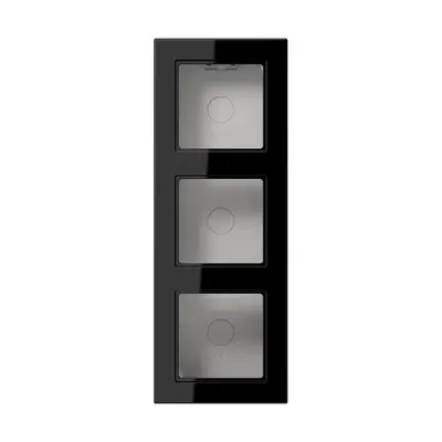 JUNG opbouwbak 3-voudig A550 zwart glans (A 5583 BF A SW)