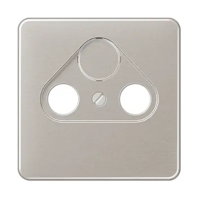 JUNG centraalplaat coax/sat CD500 platina (CD 561 SAT PT)