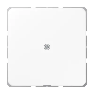 JUNG centraalplaat met snoerinvoer en draagring CD500 alpine wit (CD 590 A WW)