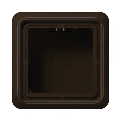 JUNG opbouwbak 1-voudig CD500 bruin (CD 581 A BR)