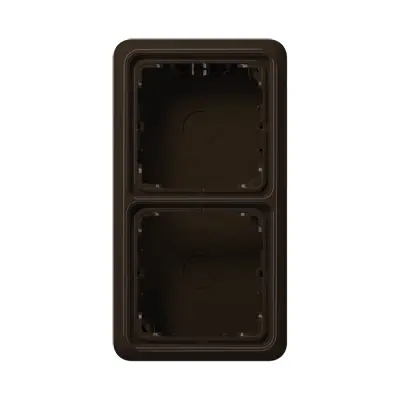 JUNG opbouwbak 2-voudig CD500 bruin (CD 582 A BR)