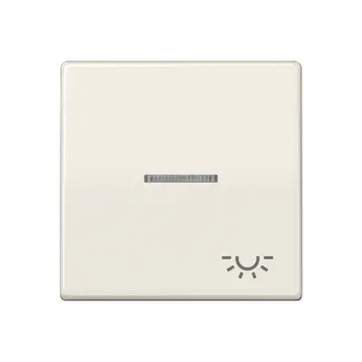 JUNG schakelwip met lichtsymbool en controlevenster AS500 creme (AS 591 KO5L)