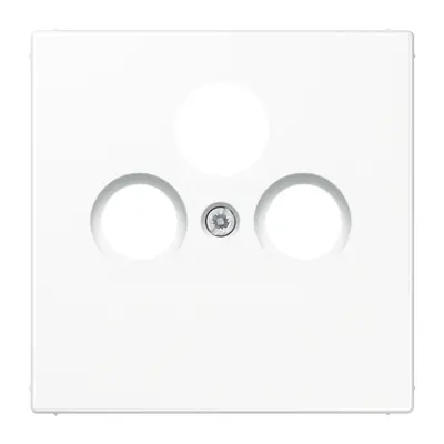 JUNG centraalplaat coax/sat LS990 alpine wit (LS 990 SAT WW)