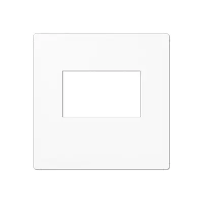 JUNG centraalplaat USB-lader met klikbevestiging A-range alpine wit (A 1569 USB WW)