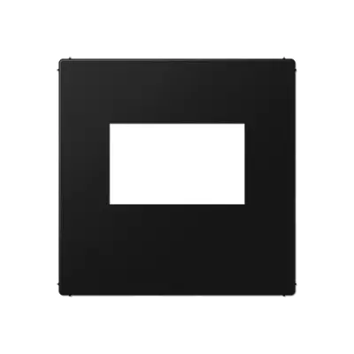 JUNG centraalplaat USB-lader met klikbevestiging A-range grafietzwart mat (A 1569 USB SWM)