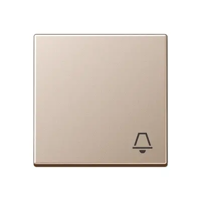 JUNG schakelwip met belsymbool A-range champagne (A 590 K CH)