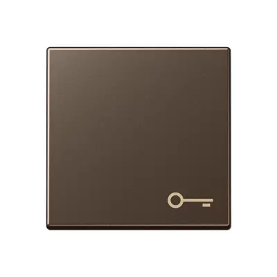 JUNG schakelwip met sleutelsymbool A-range mokka (A 590 T MO)