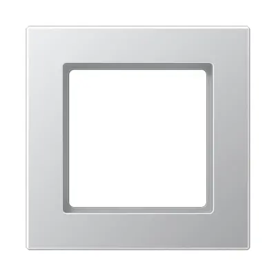 JUNG afdekraam 1-voudig A Creation aluminium (AC 581 AL)